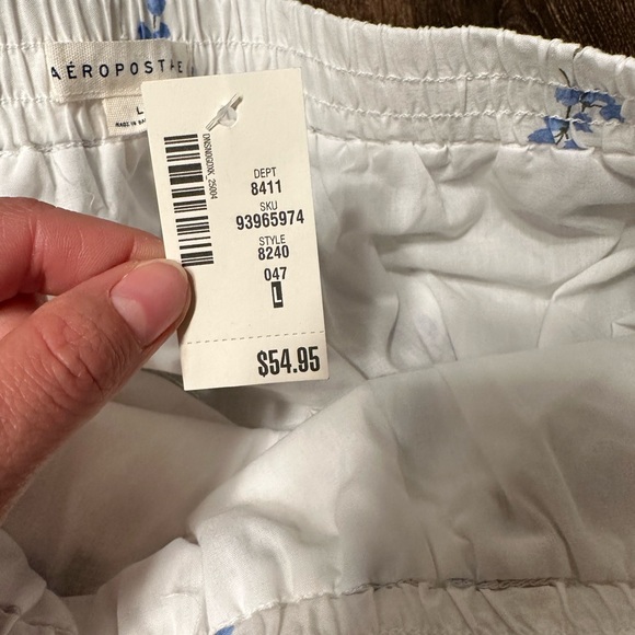 Nwt size Large mini skirt floral flouncy skirt - Picture 10 of 14